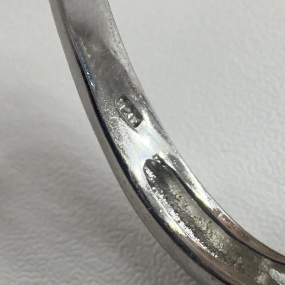 Vivid Blue Ceylon Sapphire Sterling Silver Ring (6.5)